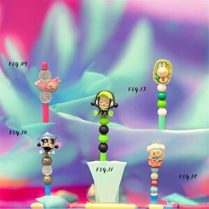 Charming Character Beaded Pens